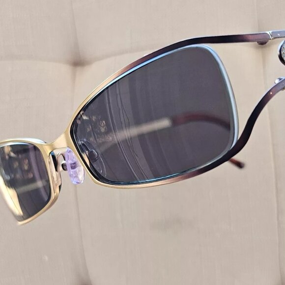 Valentino Women Eyeglasses/Sunglasses Frame Brown Tone Made in Italy Read Desc main image 6